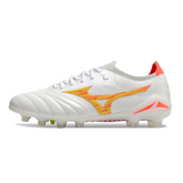 Mizuno Morelia Neo IV Elite FG White, Orange and Yellow Field Football Boots